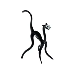 Kinder|Halloween^Art Glass Katze Midi 6-8cm Glas Figuren Sammeln Vitrine Miniatur Haustier