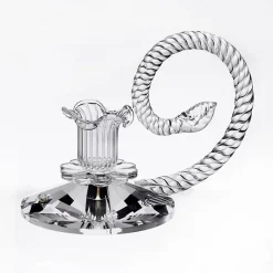 Kerzenhalter^Art Glass Kerzenhalter einarmitg "Fantasia" (16cm)