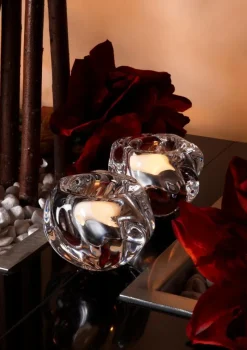 Kerzenhalter^German Crystal Kerzenhalter 2er-Set Katarina Silver 7cm