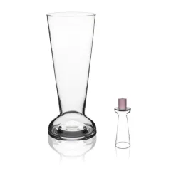 Xxl|Kerzenhalter^Cristalica Kingdom Kerzenhalter Spuntino Famous div. Leuchter wendbar Deko Gefäß Klarglas Geschenk