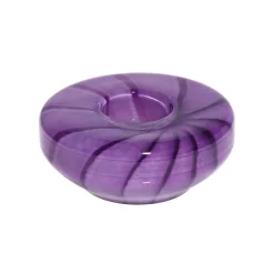 Kerzenhalter^Art Glass Kerzenhalter Ufo "Farbenzauber" (12cm)