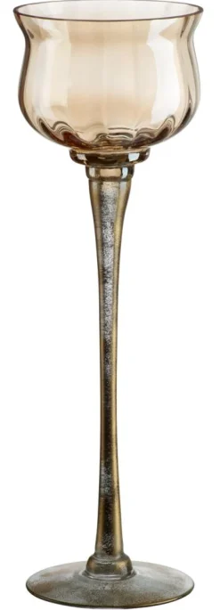 Weihnachten|Weihnachten^Cristalica Kerzenhalter Windlicht Golden Dust 2er Set 40cm