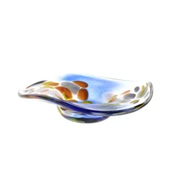 Kerzenhalter^Art Glass Kerzenteller 