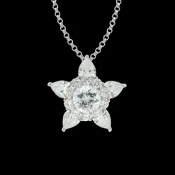 Sarah Kern Kollektion|Kettenanhänger^Cristalica Kettenanhänger Astera aus 925 Sterling Silber Schmuck für Damen Friends