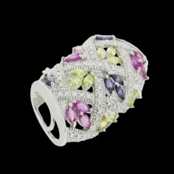 Sarah Kern Kollektion|Kettenanhänger^Cristalica Kettenanhänger Galene aus 925 Sterling Silber Schmuck für Damen Heat