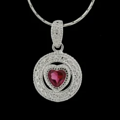 Sarah Kern Kollektion|Kettenanhänger^Cristalica Kettenanhänger Jessamine aus 925 Sterling Silber Schmuck für Damen Friends