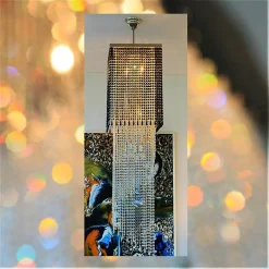 Leuchter & Lampen^Beleuchtung Kronleuchter Melanie Erleuchtung, Schwarz/Transparent, aus Glas