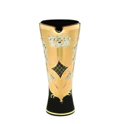 Kanne & Krug^Art Glass Krug Black Queen 1500 ml, Gold/Braun, aus Glas