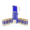 Gläser Mit Karaffe^Art Glass Krug mit 6 Gläsern Blue Queen 1500 ml