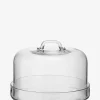 Einweihung|Teller & Platten^Cristalica Käseglocke 24cm mit Haube 22cm Serve