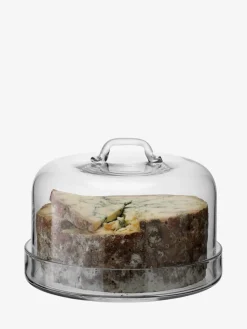 Einweihung|Teller & Platten^Cristalica Käseglocke 24cm mit Haube 22cm Serve