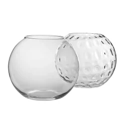 Xxl|Vasen^Cristalica Kingdom Kugelvase Kula Bubble Famous 25cm Blumenvase Dekoration Gefäß Klarglas Geschenk