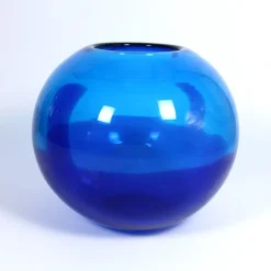 Vasen^Amara Design Kugelvase Laguna 16cm blau
