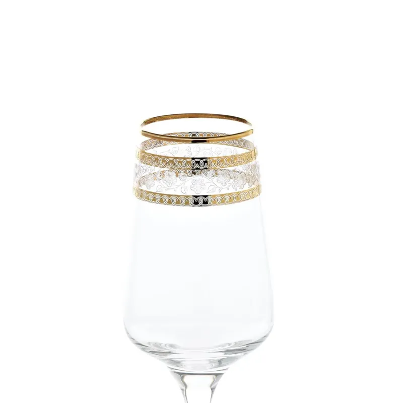 Likör & Wodkagläser^Cristalica Likörglas Charisma Golden Flower 100ml