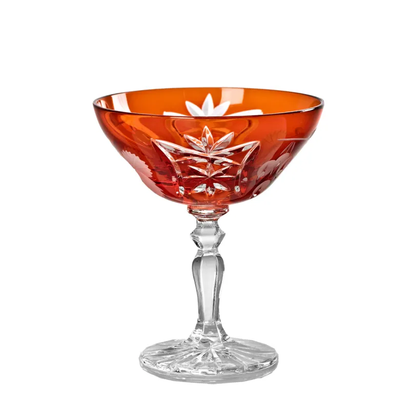 Likör & Wodkagläser|Farbige Gläser^Cristalica Kingdom Likörglas Likörschale Schnapsglas Handgeschliffen Traube Kristall Glas 45 ml