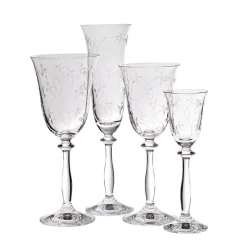 Likör & Wodkagläser^Cristalica Kingdom Likörglas mit Gravur "Petite Daisy" (50ml)