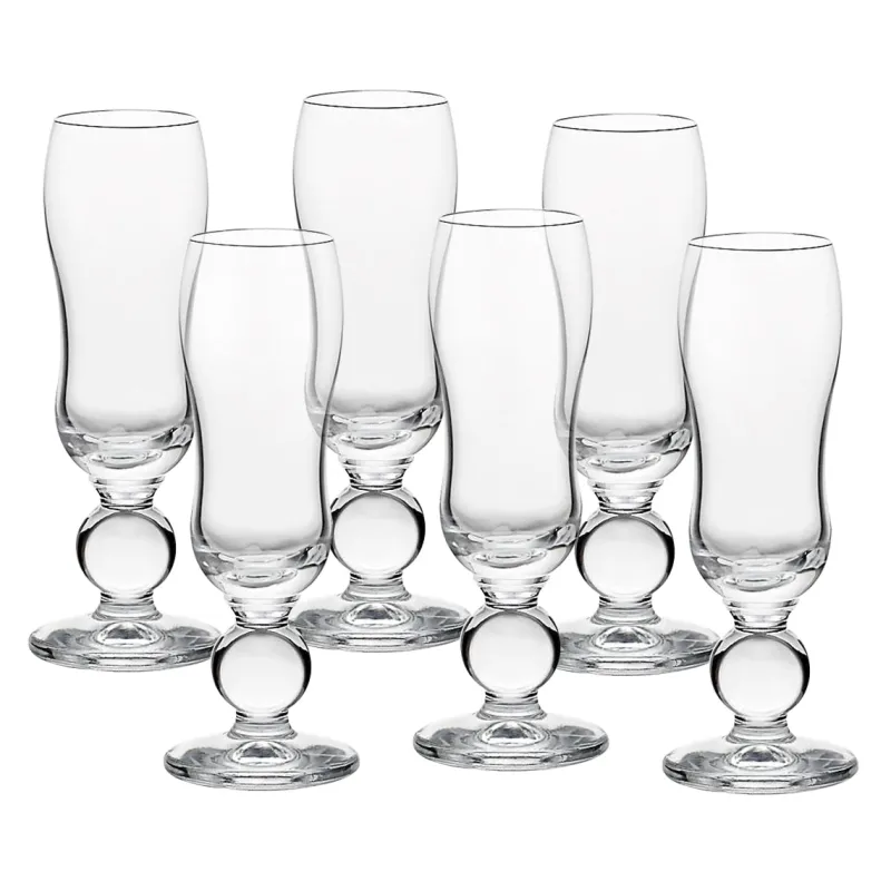 Gläserset^Fan Unikate Likörglas Schnapsglas Kamenz 6er-Set 40ml