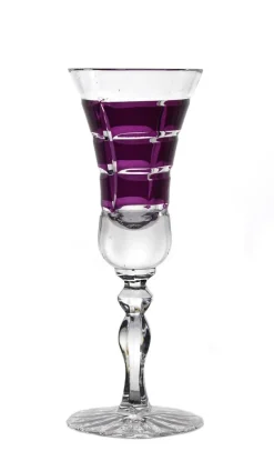 Halloween|Likör & Wodkagläser^Cristalica Kingdom Likörkelch Schnapsglas Wodkaglas Handgeschliffen Square Kristall Glas 25 ml