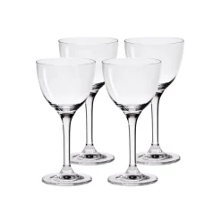 Gläserset^Cristalica Likörschale Nick & Nora 4er Set 160 ml