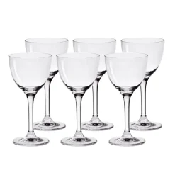 Gläserset^Cristalica Likörschale Nick & Nora 6er Set 160 ml