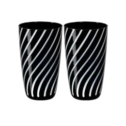 Gläserset^Cristalica Longdrinkbecher "Night´n Day" 2er-Set (330ml)