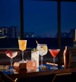 Saft- & Wassergläser|Longdrinkgläser^Cristalica Longdrinkglas Americas ´20s 480ml Trinkglas Becher Retro Vintage Kristallglas