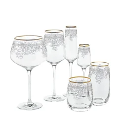 Longdrinkgläser^Cristalica Longdrinkglas Charisma Flora 450ml