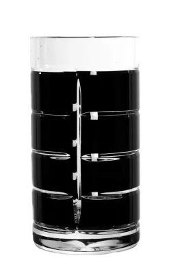 Longdrinkgläser|Farbige Gläser^Cristalica Kingdom Longdrinkglas Square 340 ml