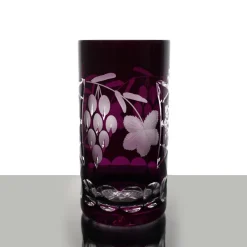 Longdrinkgläser|Farbige Gläser^Cristalica Kingdom Longdrinkglas Traube 340ml