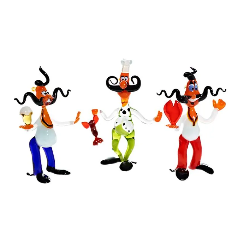 Valentienstag|Tiere & Figuren^Art Glass Mann mit Herzen Big 15-17cm Glas Figuren Sammeln Vitrine Geschenk Dekoration