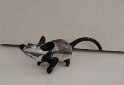 Kinder|Geburtstag^Art Glass Maus Midi 6-8cm Glas Tiere Figuren Sammeln Vitrine Miniatur Bauernhof