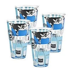 Gläserset^Cristalica Milchglas Nadia 4er-Set (310ml)
