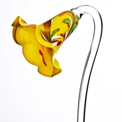Blüten^Art Glass Miniglocke auf Glasstab 