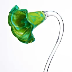Blüten^Art Glass Miniglocke auf Glasstab 