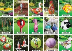 Blüten^Art Glass Miniglocke auf Glasstab 