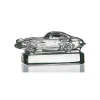 Fahrzeuge^German Crystal Modellauto Mercedes Benz 300SL aus Bleikristall, Transparent