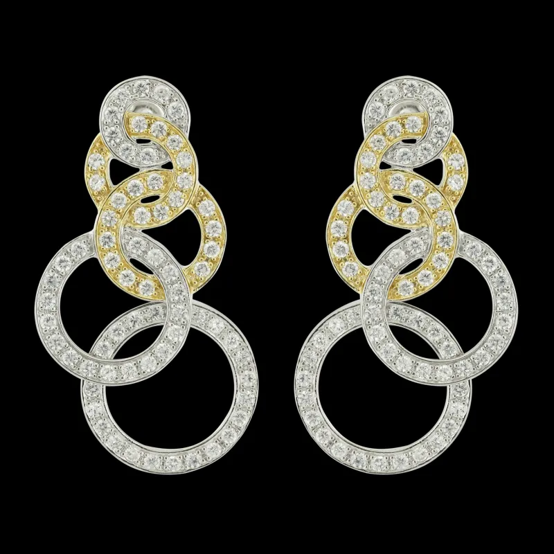 Sarah Kern Kollektion|Ohrringe^Cristalica Ohrringe Luanda aus 925 Sterling Silber Schmuck für Damen Cosmopolitan