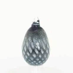 Ostern|Ostern^Art Glass Osterei mit Anhängeröse "Pavel" (10cm)