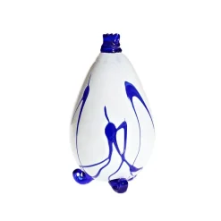 Ostern|Ostern^Art Glass Osterei stehend mit Füßen 