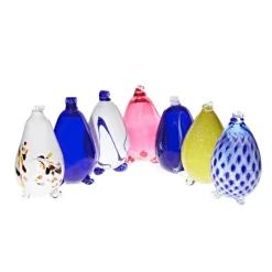 Ostern|Ostern^Art Glass Osterei stehend mit Füßen 