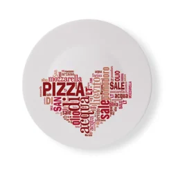 Teller & Platten^Glaswaren sonstige Pizzateller 33cm Rot 2er Set