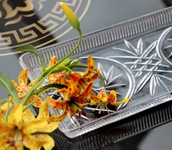 Frauen|Kuchen & Torten^Cristalica Platte aus Bleikristall 28cm