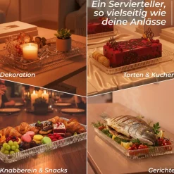 Frauen|Kuchen & Torten^Cristalica Platte aus Bleikristall 28cm