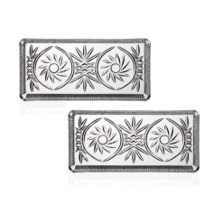 Kuchen & Torten^Cristalica Platte aus Bleikristall 2er Set 28cm