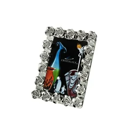 Fotogeschenk|Bilderrahmen^Cristalica Portraitrahmen Rose "Galerie" (13x18cm)