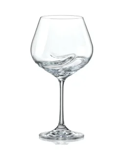 Weingläser^Cristalica Kingdom Rotweinglas Burgunder Weinkelch Turbulence 570ml klar Kristallglas dekantieren