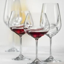 Weingläser^Cristalica Kingdom Rotweinglas Weinkelch Turbulence 350ml klar Kristallglas dekantieren