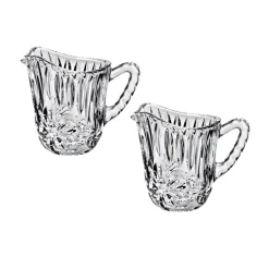 Milch & Zucker^Cristalica Sahnekännchen aus Bleikistall 2er Set (9cm)