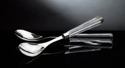 Besteck & Zubehör^Cristalica Salatbesteck klar 32cm, transparent, Glas