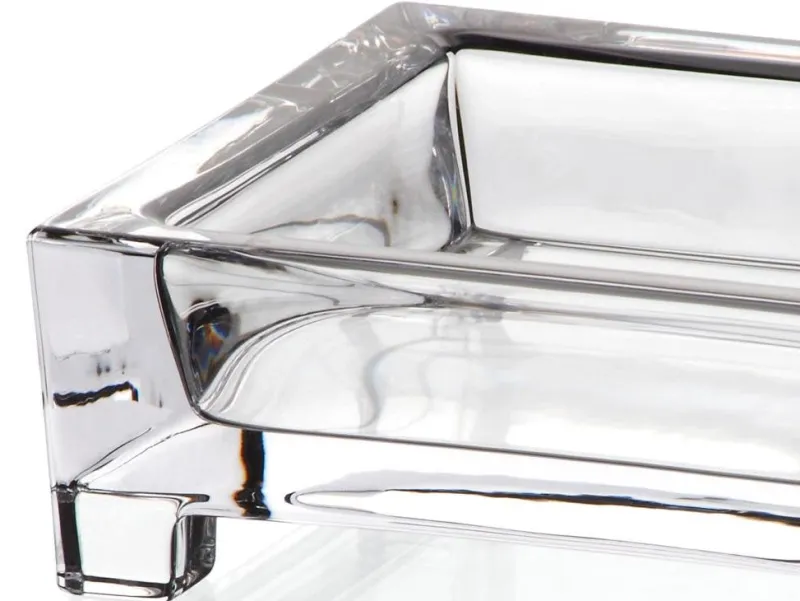 Schalen^Cristalica Schale auf Füßen Venezia 2er Set 11x11cm